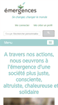 Mobile Screenshot of emergences.org